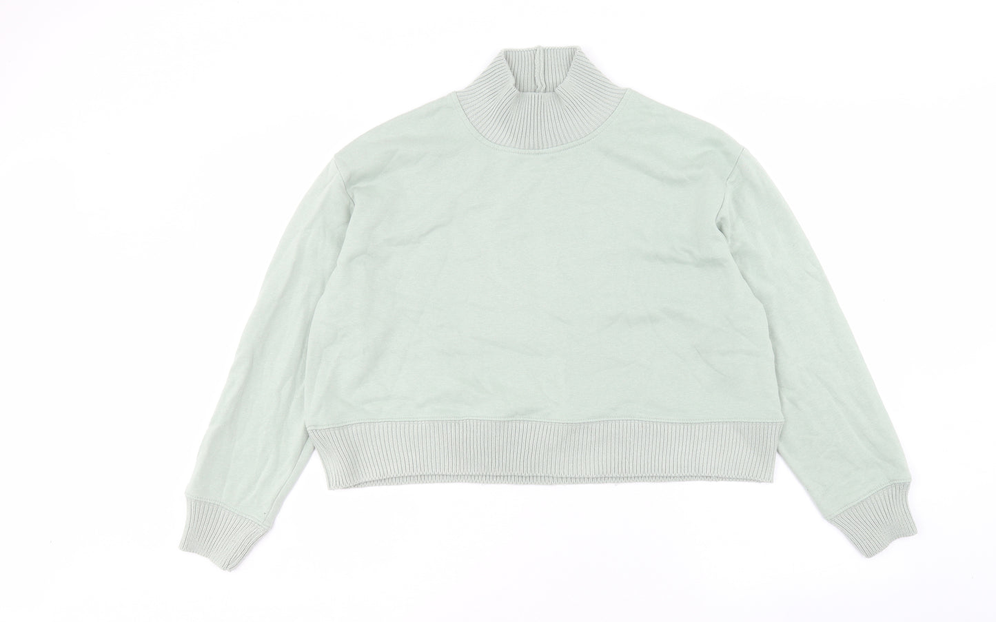 Primark Womens Green Cotton Pullover Sweatshirt Size S Pullover - Size 10-12