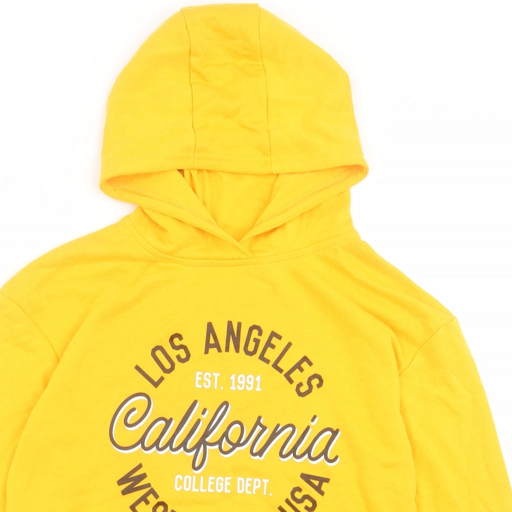 Primark Boys Yellow Cotton Pullover Hoodie Size 12-13 Years Pullover - Los Angeles