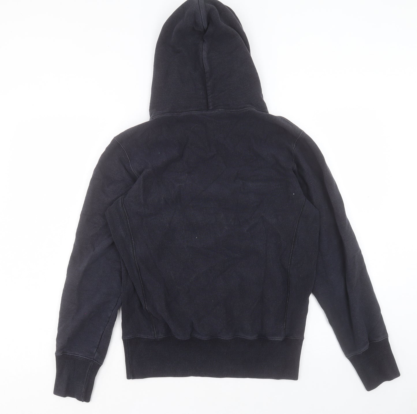 Champion Mens Blue Cotton Pullover Hoodie Size M