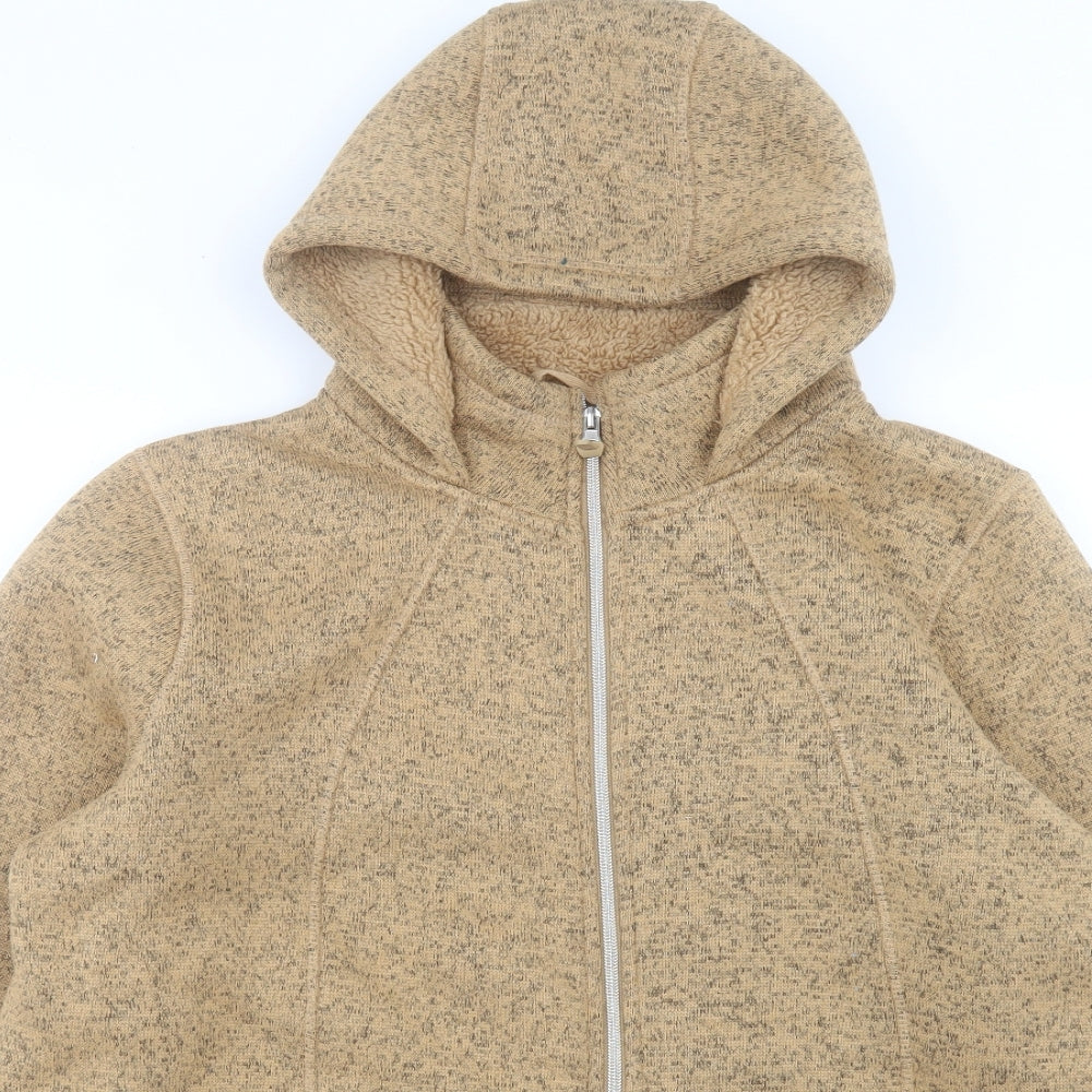 Cotton Traders Womens Brown Jacket Size 18 Zip
