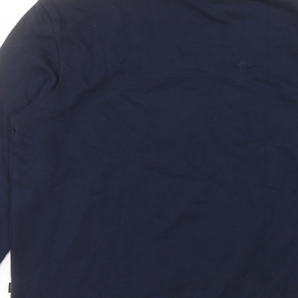 Marks and Spencer Mens Blue Cotton Pullover Sweatshirt Size M