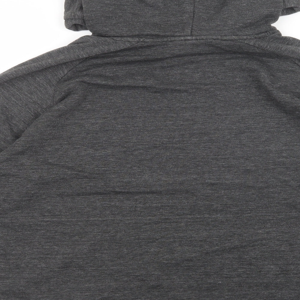 H&M Mens Grey Cotton Pullover Hoodie Size L