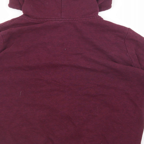 Divided by H&M Womens Red Cotton Full Zip Hoodie Size S Zip