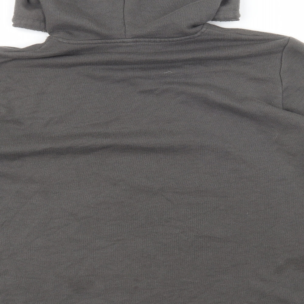 Divided by H&M Womens Grey Cotton Pullover Hoodie Size M Pullover - Metallica