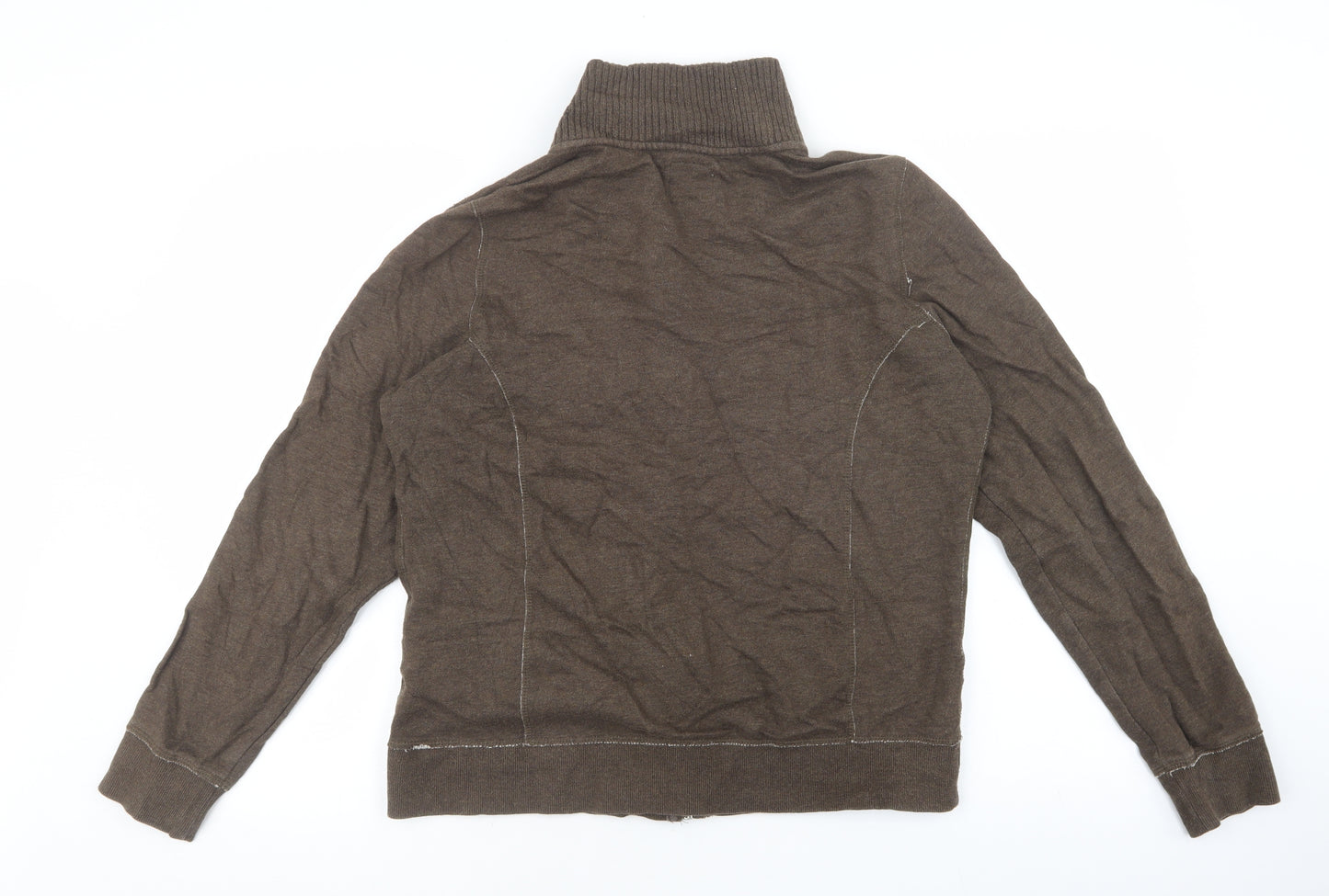 Roots 73 Athletics Mens Brown Jacket Coatigan Size L Button