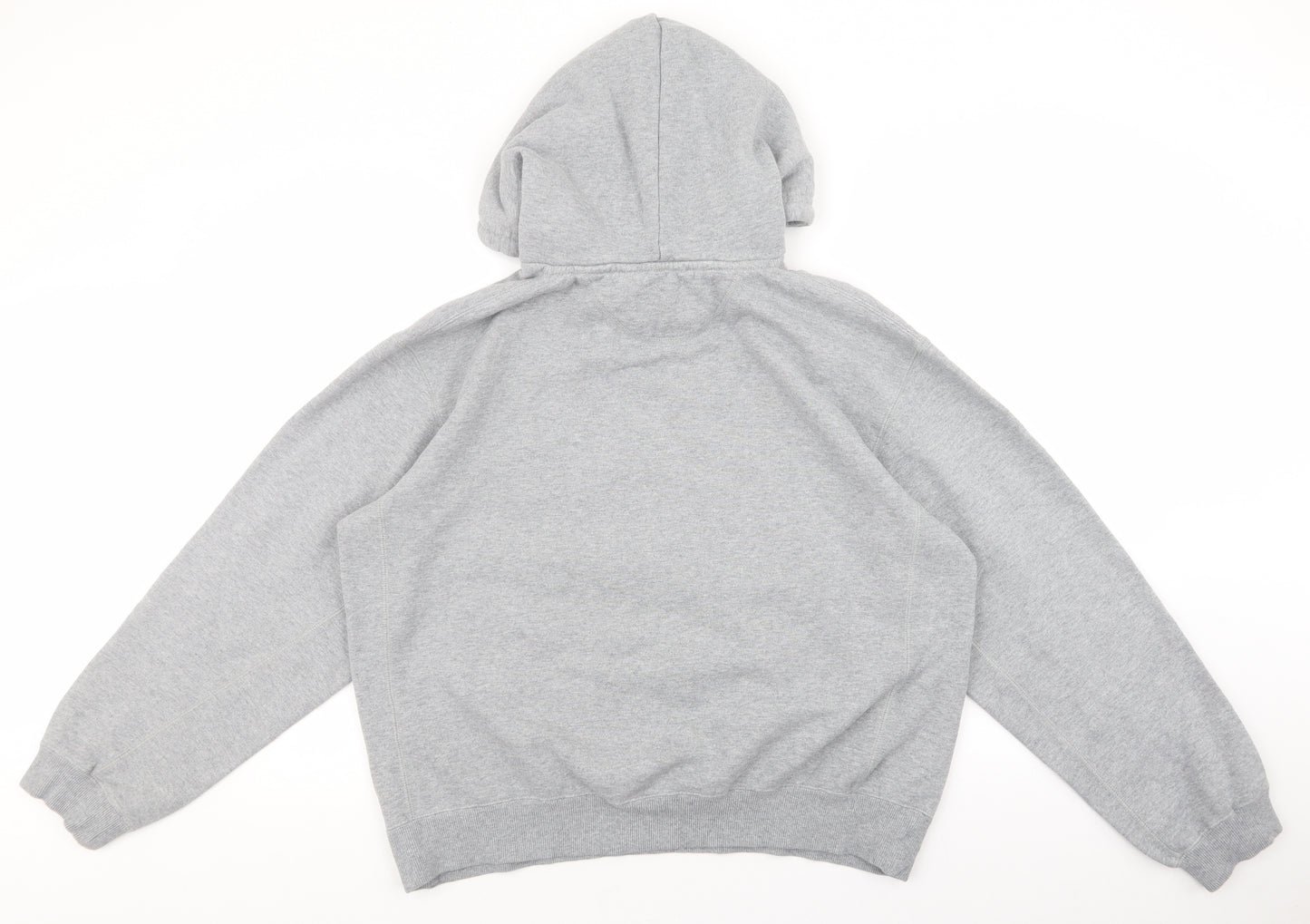 Russell Athletic Mens Grey Cotton Pullover Hoodie Size L