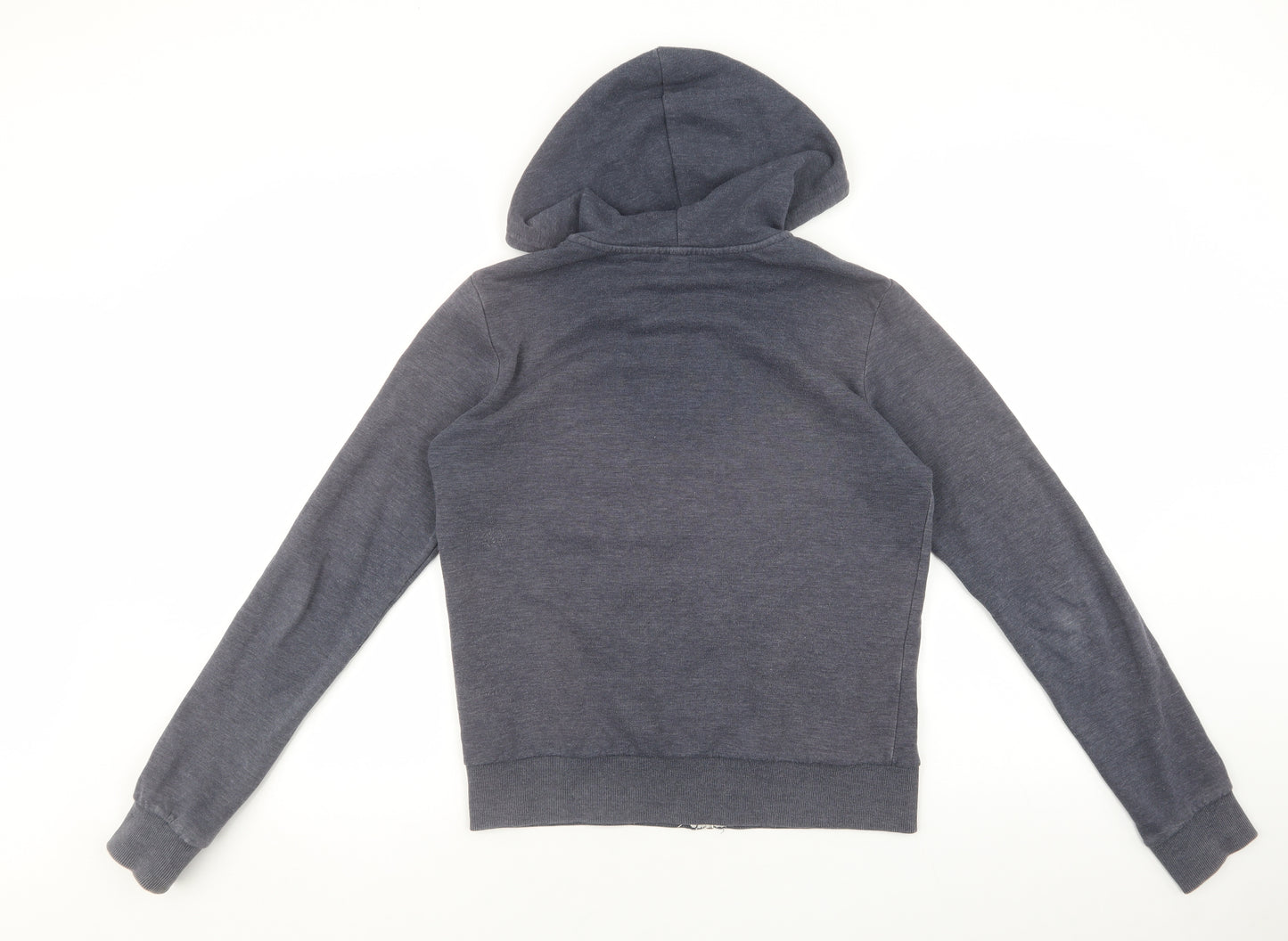 Divided by H&M Womens Blue Cotton Full Zip Hoodie Size S Zip