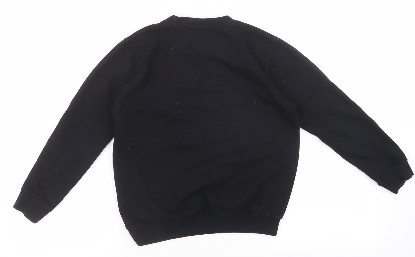 Disney Boys Black Cotton Pullover Sweatshirt Size 9 Years - Chewbacca, Christmas