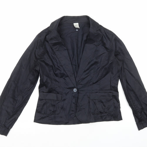 Gap Womens Blue Jacket Blazer Size S Button