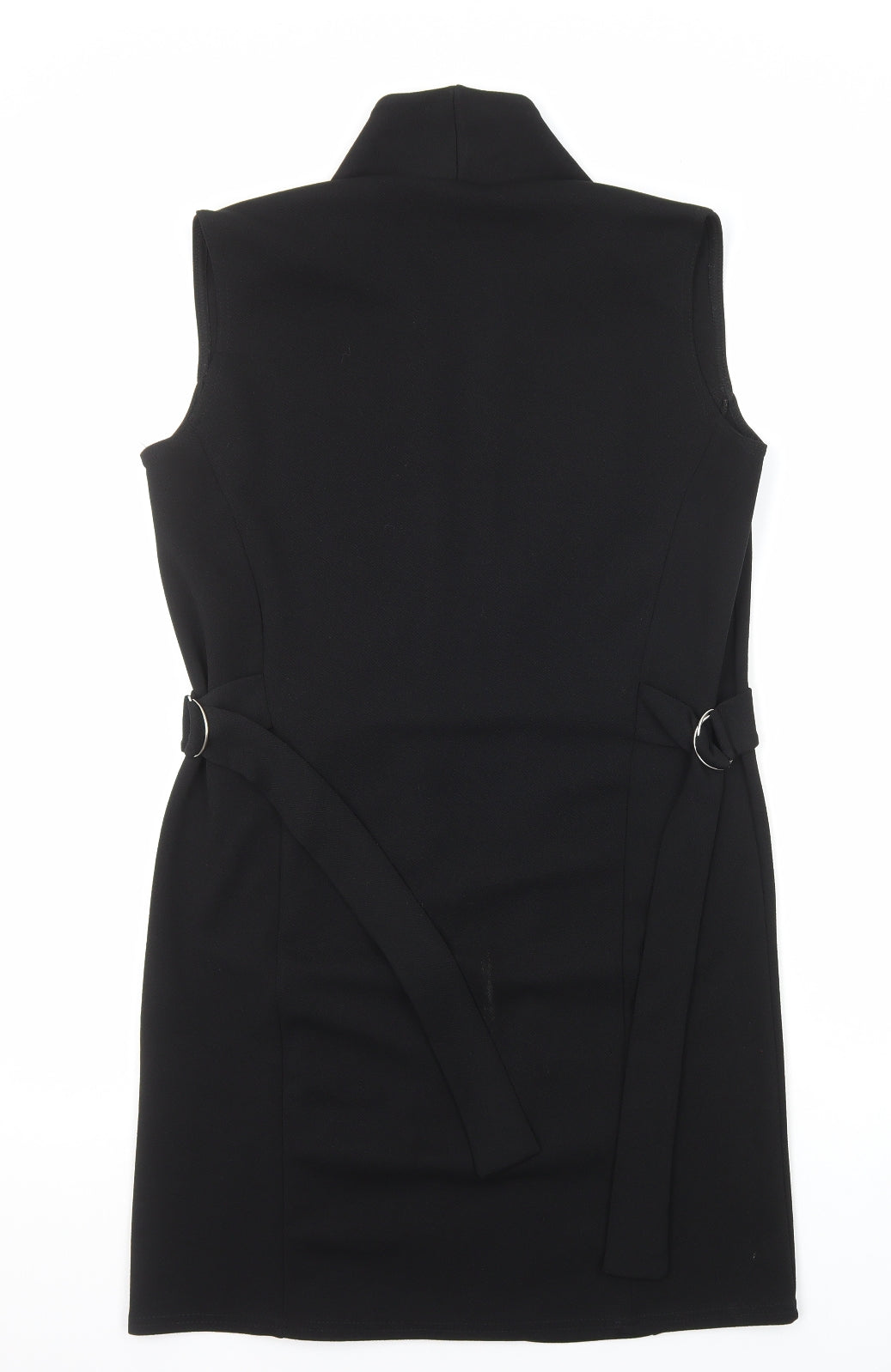 Quiz Womens Black Jacket Waistcoat Size 8