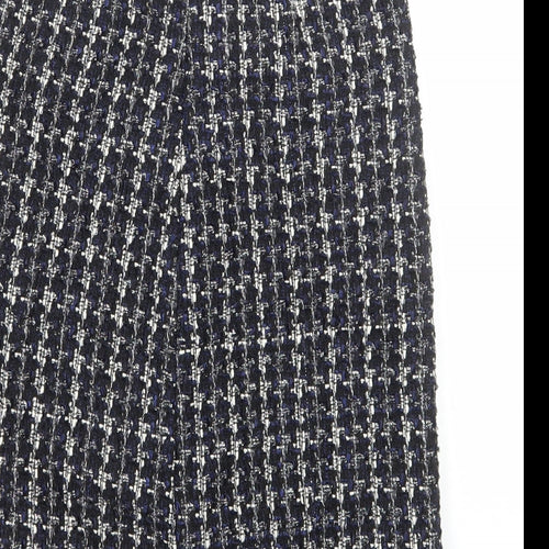 Preworn Womens Multicoloured Polyester Straight & Pencil Skirt Size M Zip