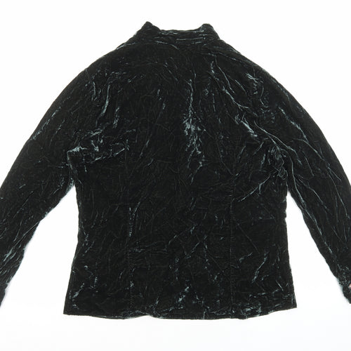 Marks and Spencer Womens Green Jacket Size 16 Button