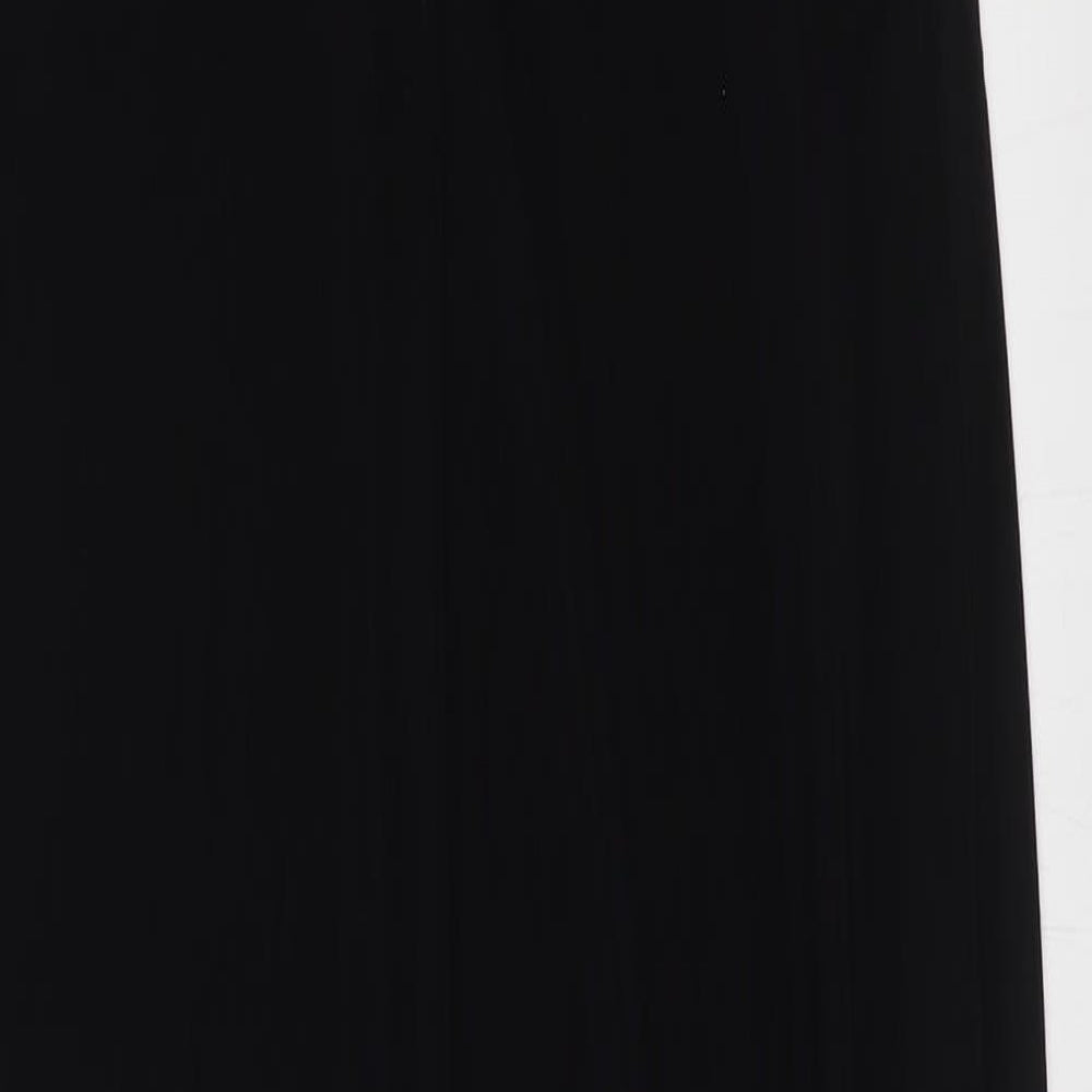 City Triangles Womens Black Polyester Tank Dress Size L Round Neck Pullover