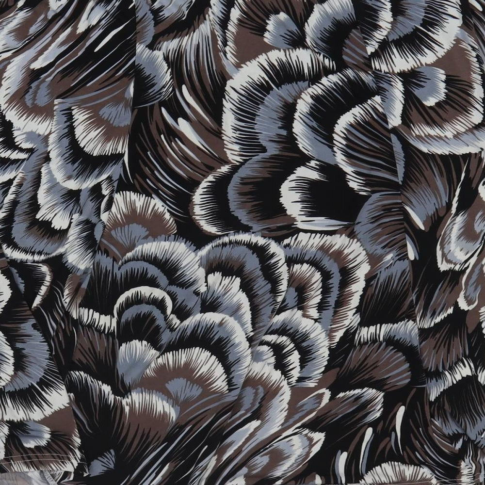 Bonmarché Womens Multicoloured Geometric Polyester Flare Skirt Size 24