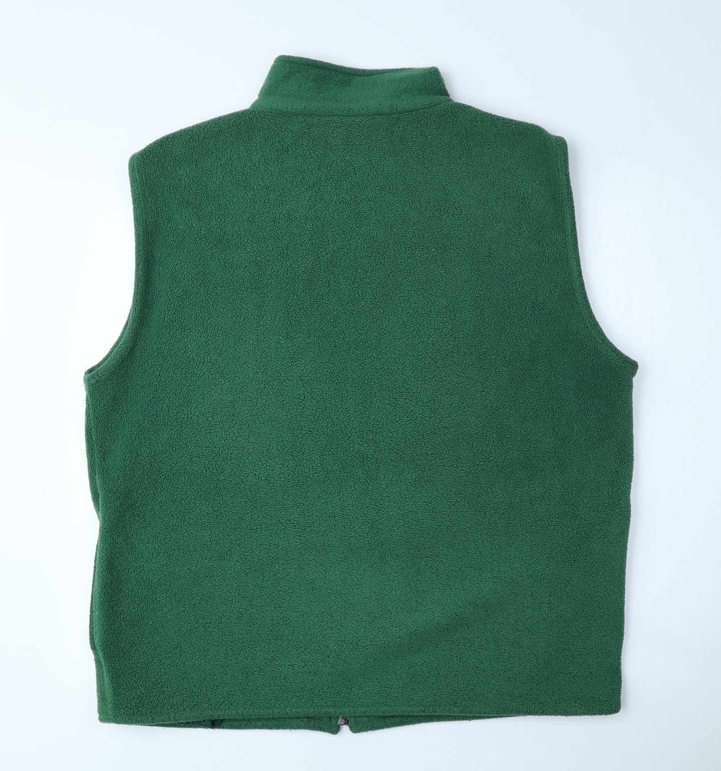 JERZEES Mens Green Gilet Coat Size L Zip - Rottweilers