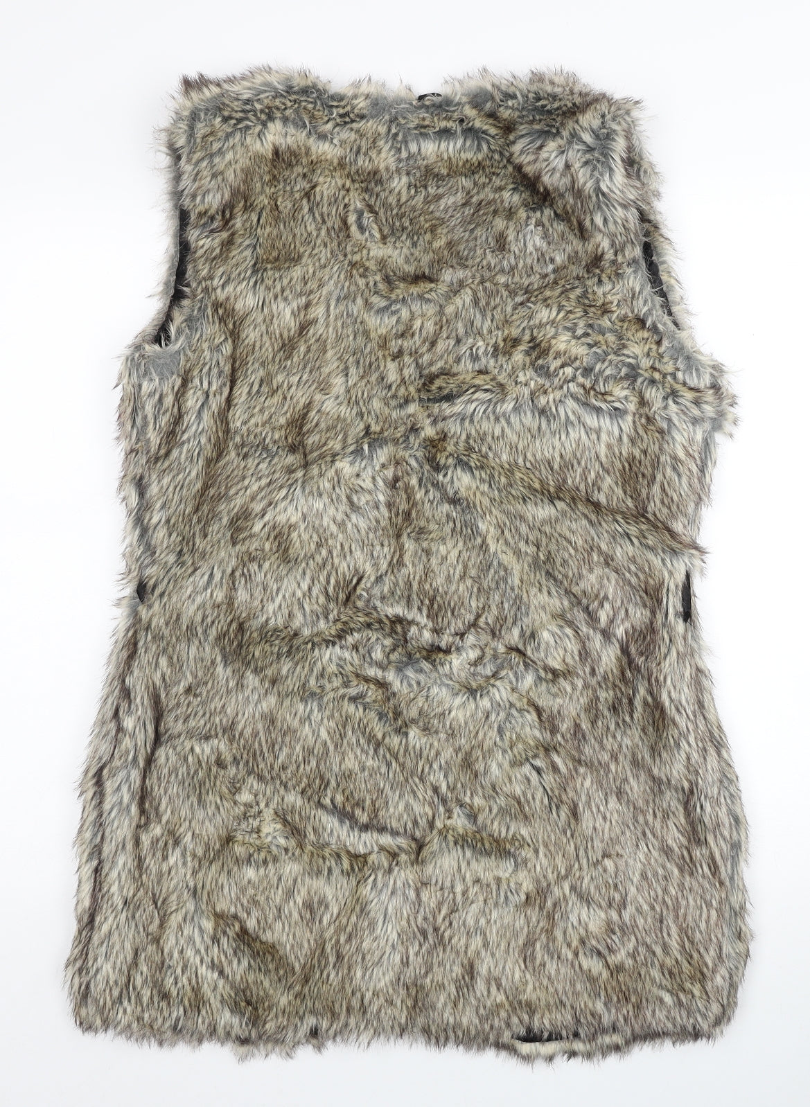 Atmosphere Womens Beige Gilet Waistcoat Size 10 Buckle