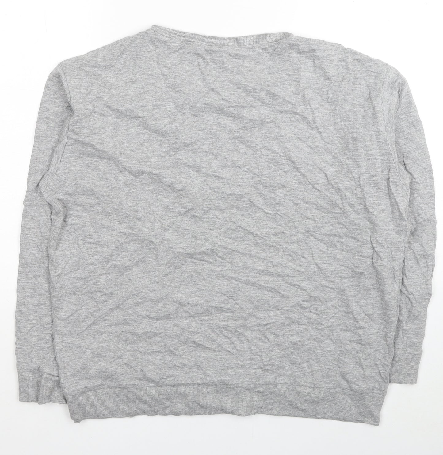 Divided by H&M Womens Grey Cotton Pullover Sweatshirt Size M Pullover - For Real