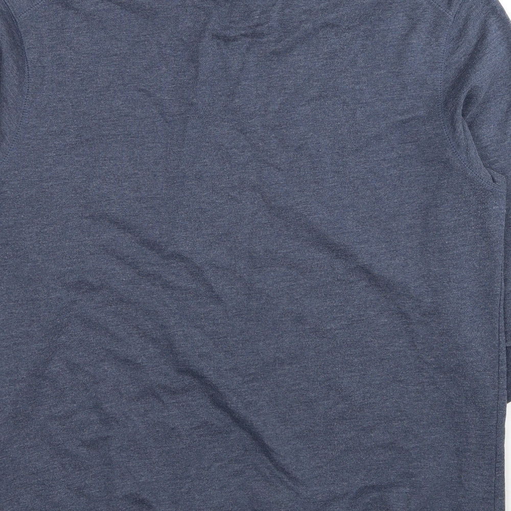 Cotton Traders Womens Blue Cotton Pullover Sweatshirt Size 18 Pullover