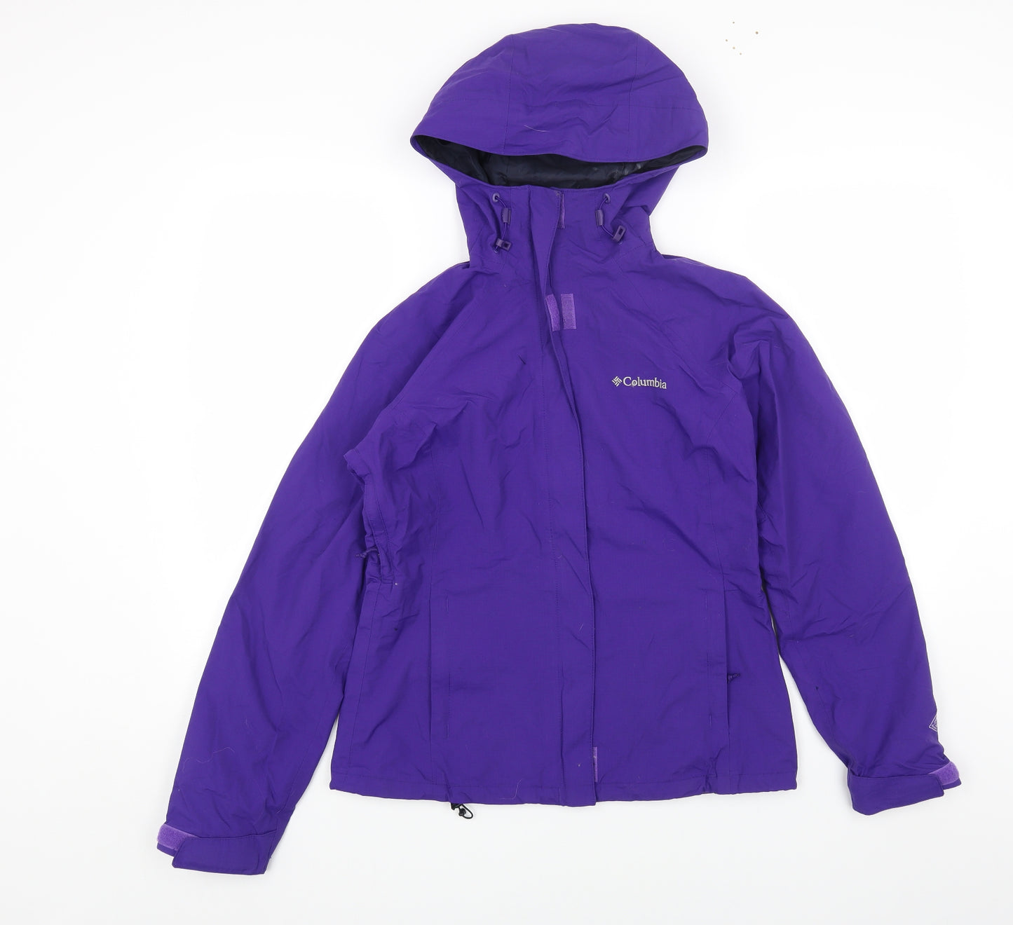Columbia Womens Purple Rain Coat Coat Size S Zip