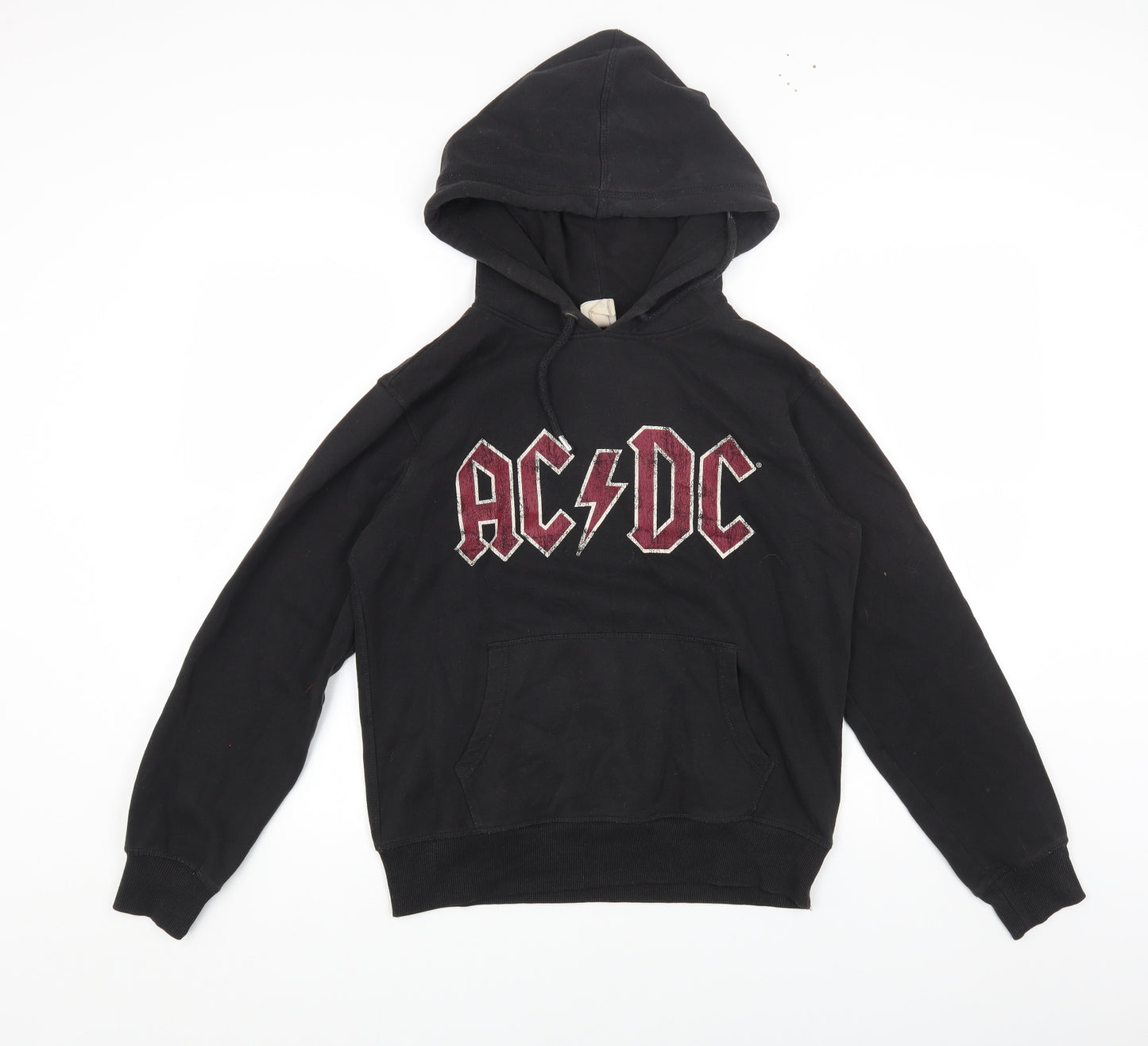 H&M Womens Black Cotton Pullover Hoodie Size XS Pullover - ACDC