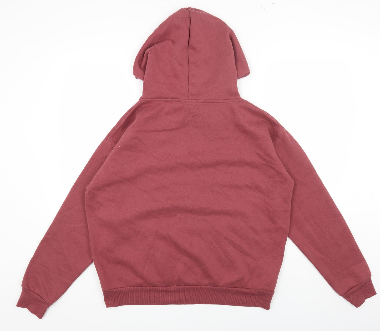 Primark Womens Red Cotton Pullover Hoodie Size M Pullover