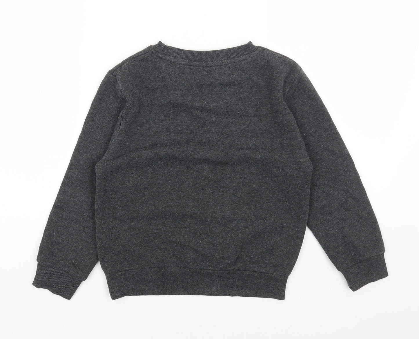 Primark Boys Grey Cotton Pullover Sweatshirt Size 7-8 Years Pullover - Harlem