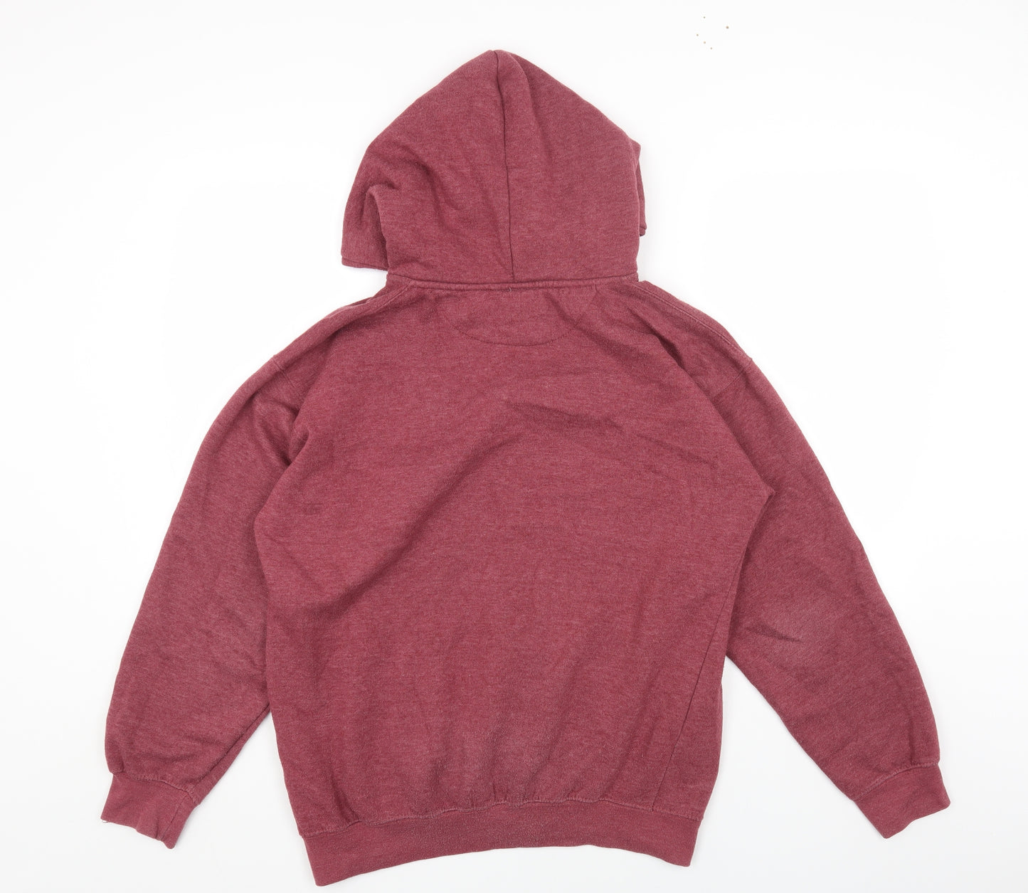 Marvel Mens Red Cotton Full Zip Hoodie Size M