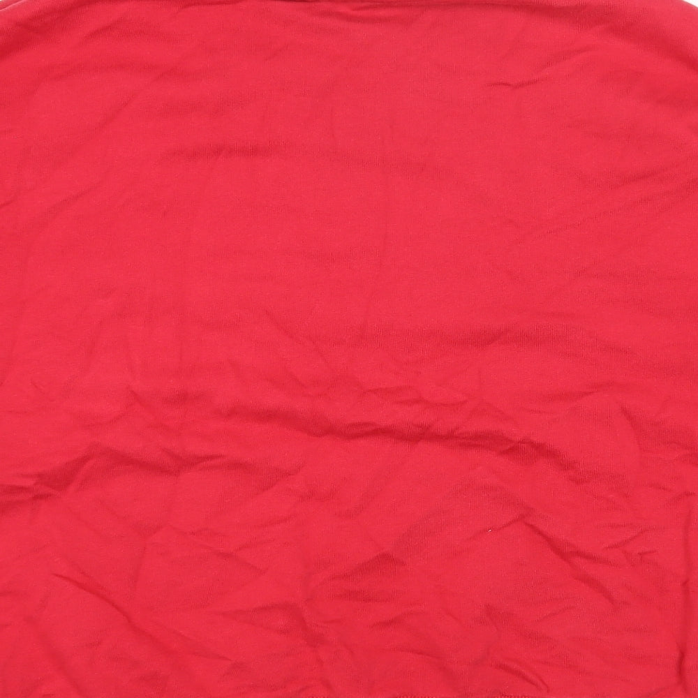 F&F Womens Red Cotton Pullover Sweatshirt Size 12 Pullover - Harvard University