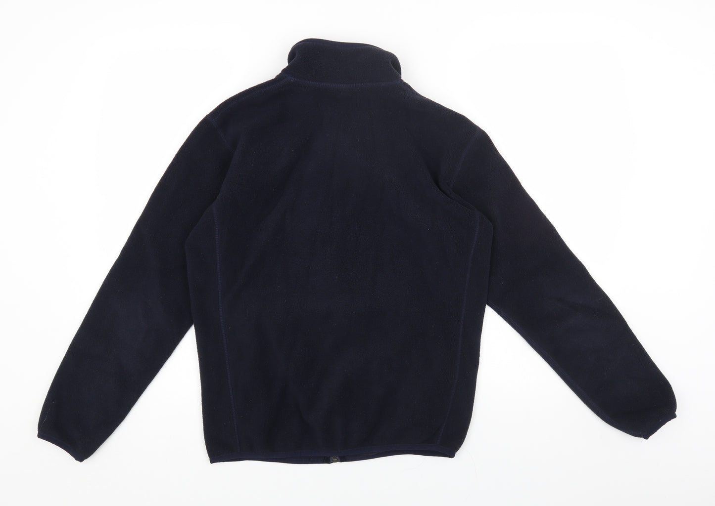 Uniqlo Womens Blue Polyester Full Zip Sweatshirt Size S Zip