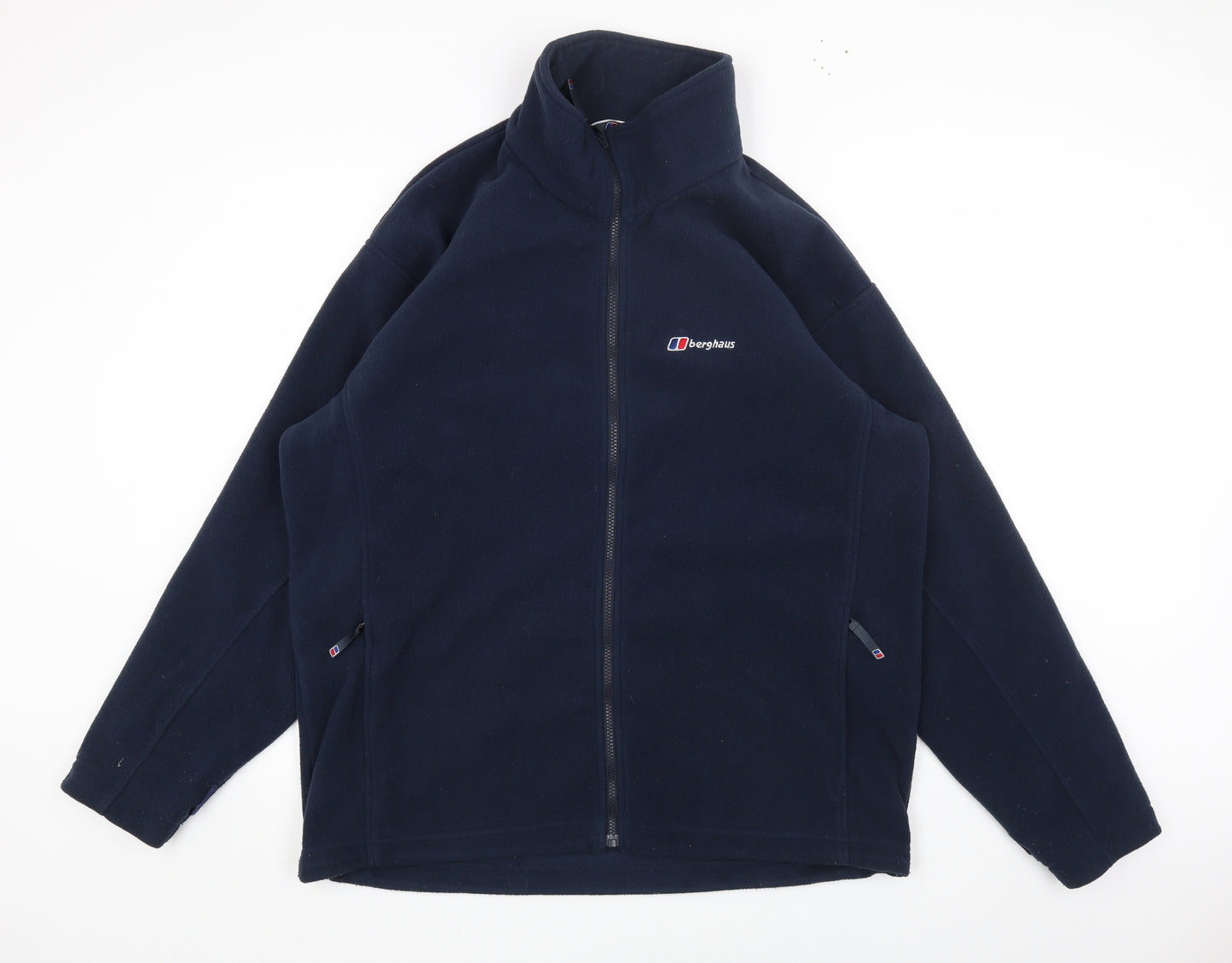 Berghaus Womens Blue Polyester Full Zip Sweatshirt Size 2XL Zip