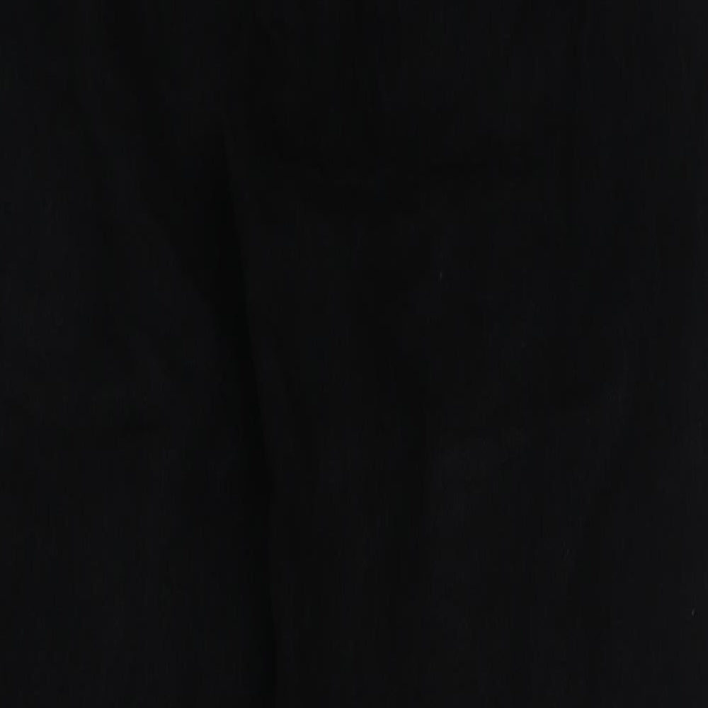 ASOS Womens Black Cotton Mom Jeans Size 28 in L32 in Regular Button