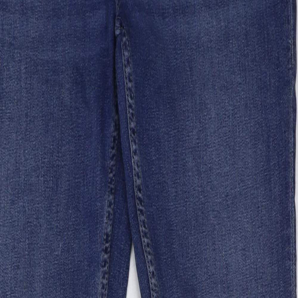 Denim & Co. Mens Blue Cotton Skinny Jeans Size 32 in L34 in Regular Button