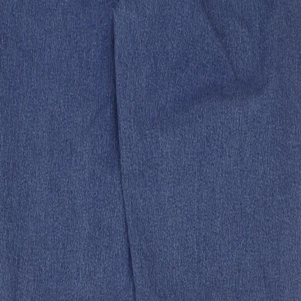 Avon Womens Blue Cotton Skinny Jeans Size 10 L31 in Regular Zip