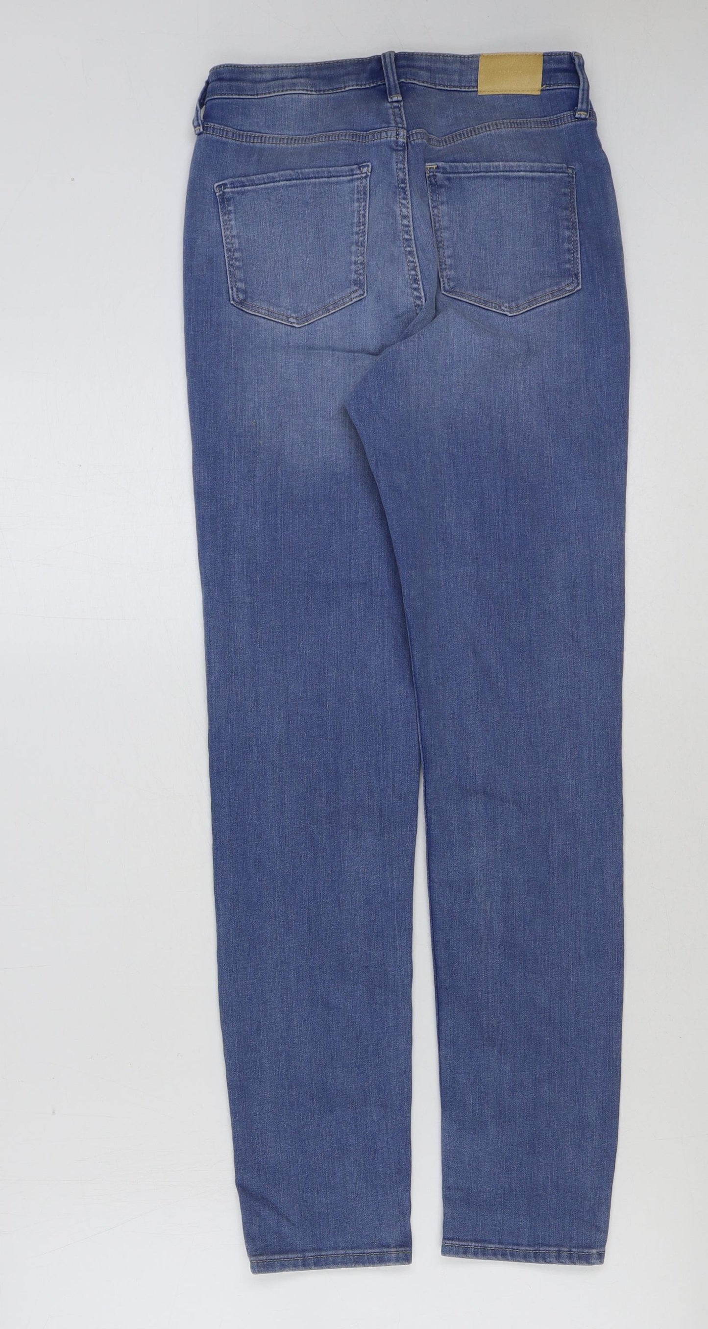 &denim Girls Blue Cotton Skinny Jeans Size 14 Years Regular Button