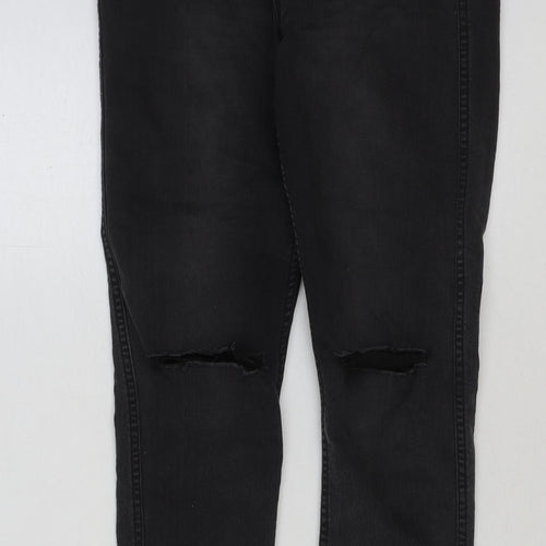 &denim Womens Grey Cotton Skinny Jeans Size 30 in L28 in Regular Button