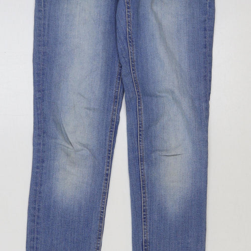 &denim Womens Blue Cotton Skinny Jeans Size 27 in L32 in Regular Button