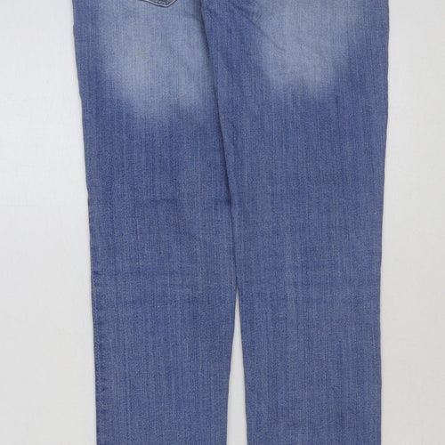&denim Womens Blue Cotton Skinny Jeans Size 27 in L32 in Regular Button