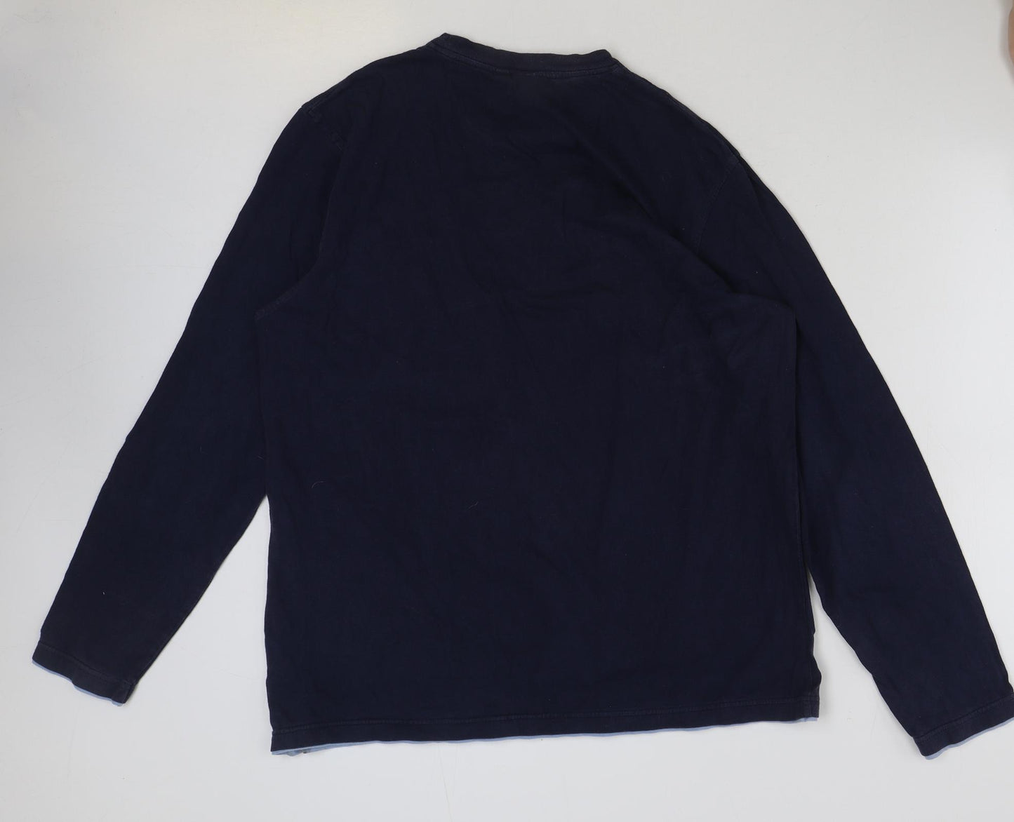 TU Mens Blue Polyester Pullover Sweatshirt Size L