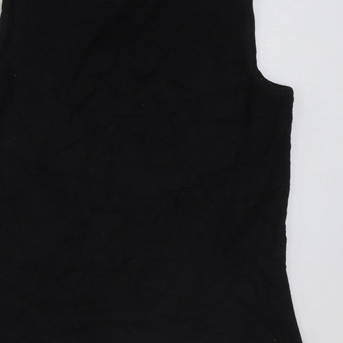 Dorothy Perkins Womens Multicoloured Colourblock Acrylic Basic Tank Size 12 Round Neck