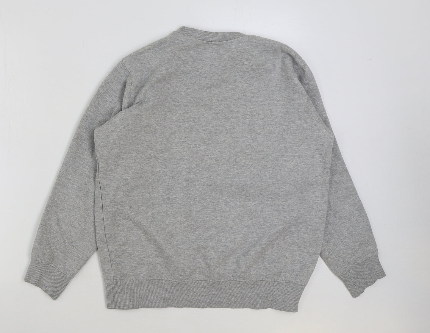 Preworn Womens Grey Polyester Pullover Sweatshirt Size S Pullover