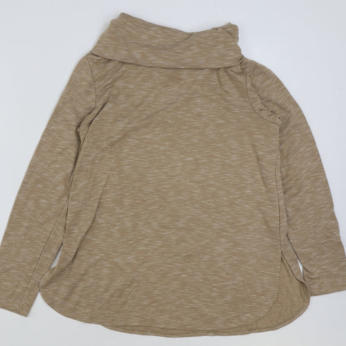 Jones New York Womens Beige Polyester Pullover Sweatshirt Size L Pullover