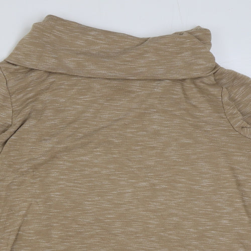 Jones New York Womens Beige Polyester Pullover Sweatshirt Size L Pullover