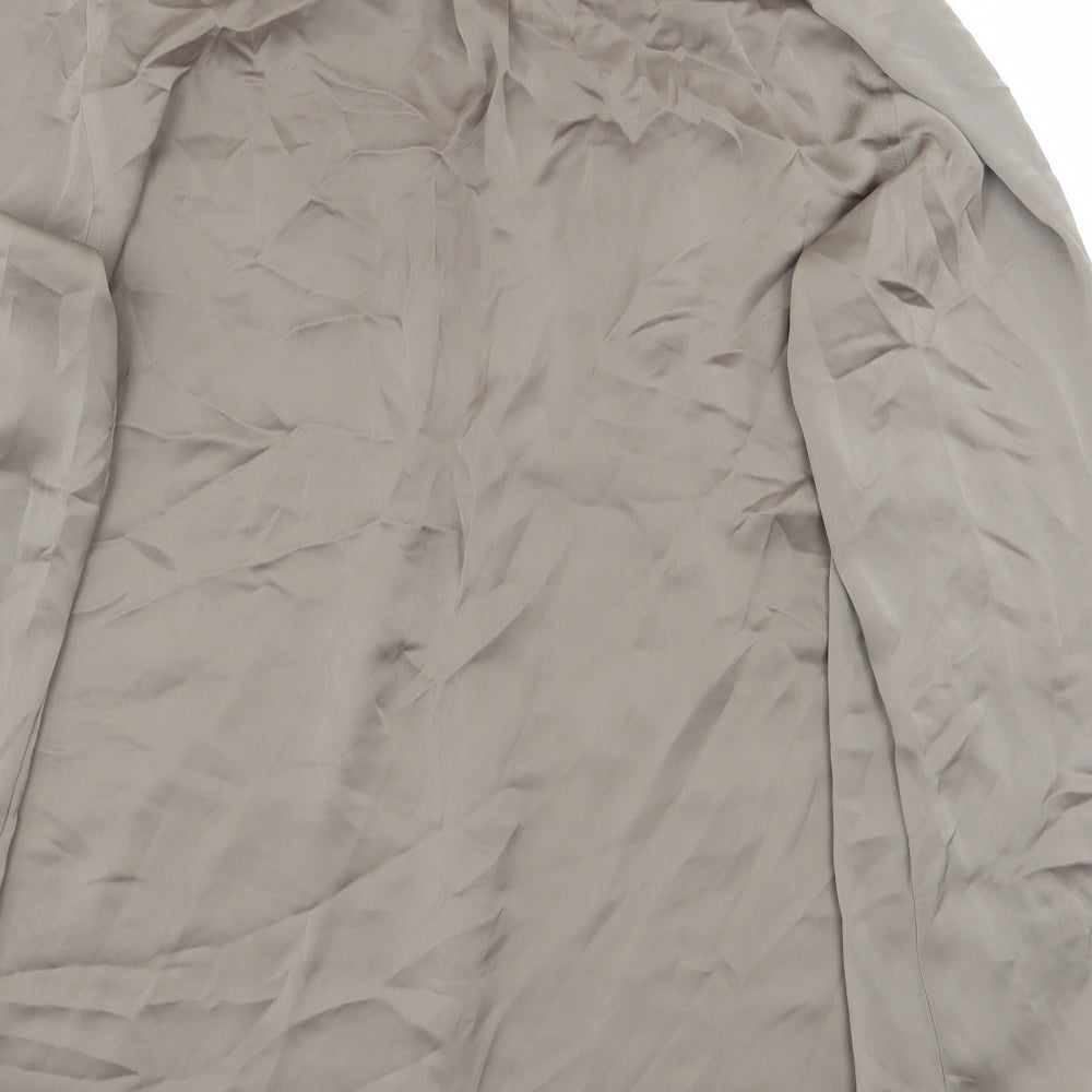 NEXT Womens Green Polyester Basic Button-Up Size 14 Collared