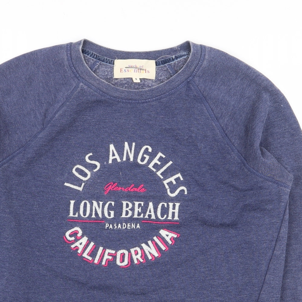 NEXT Womens Blue Cotton Pullover Sweatshirt Size S Pullover - Los Angeles