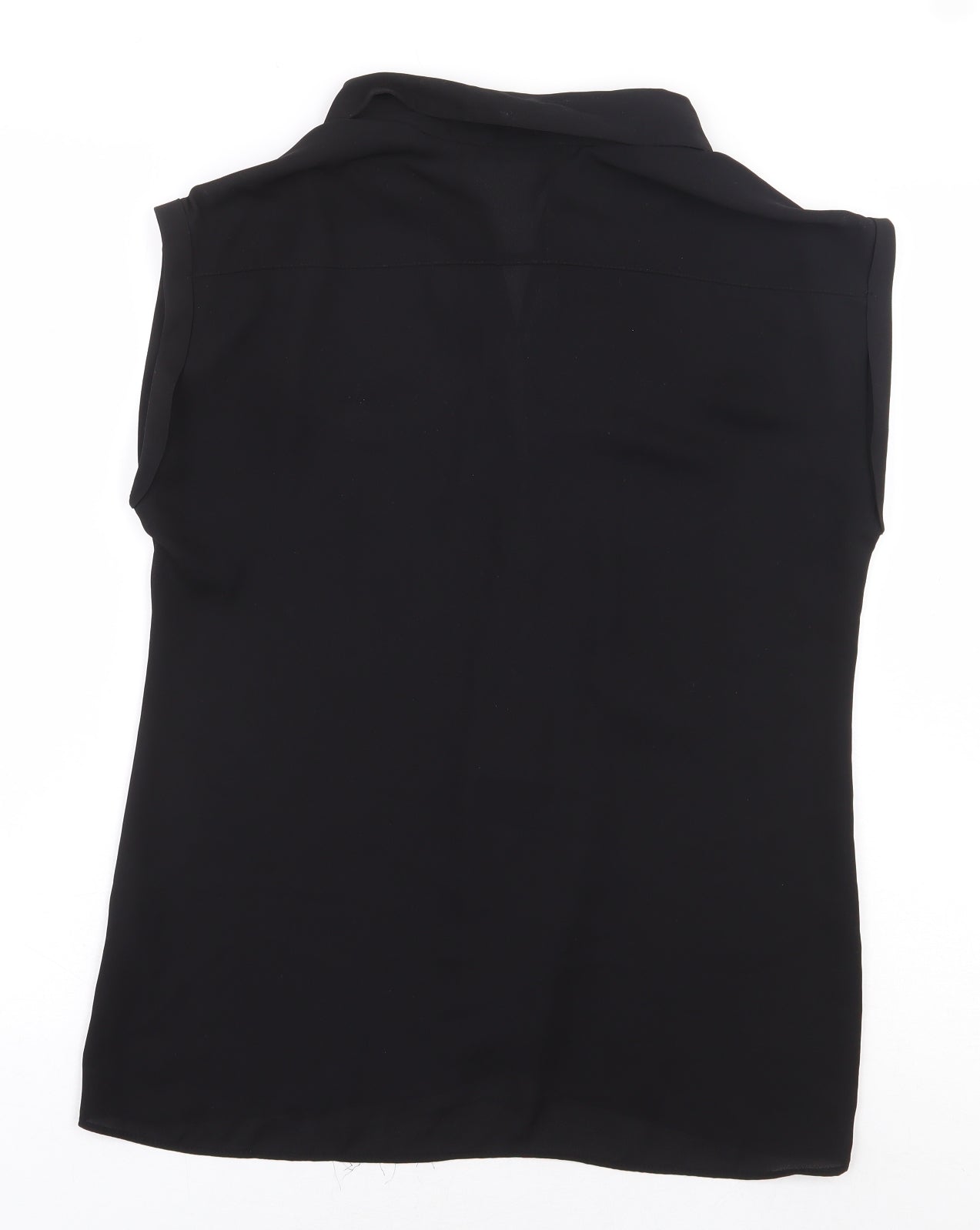 Atmosphere Womens Black Polyester Basic Button-Up Size 12 Collared