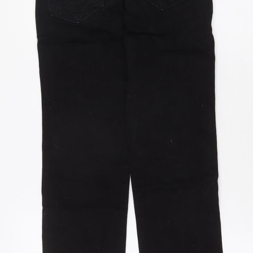True Religion Womens Black Cotton Skinny Jeans Size 26 in L27 in Regular Zip - True Religion Size 23