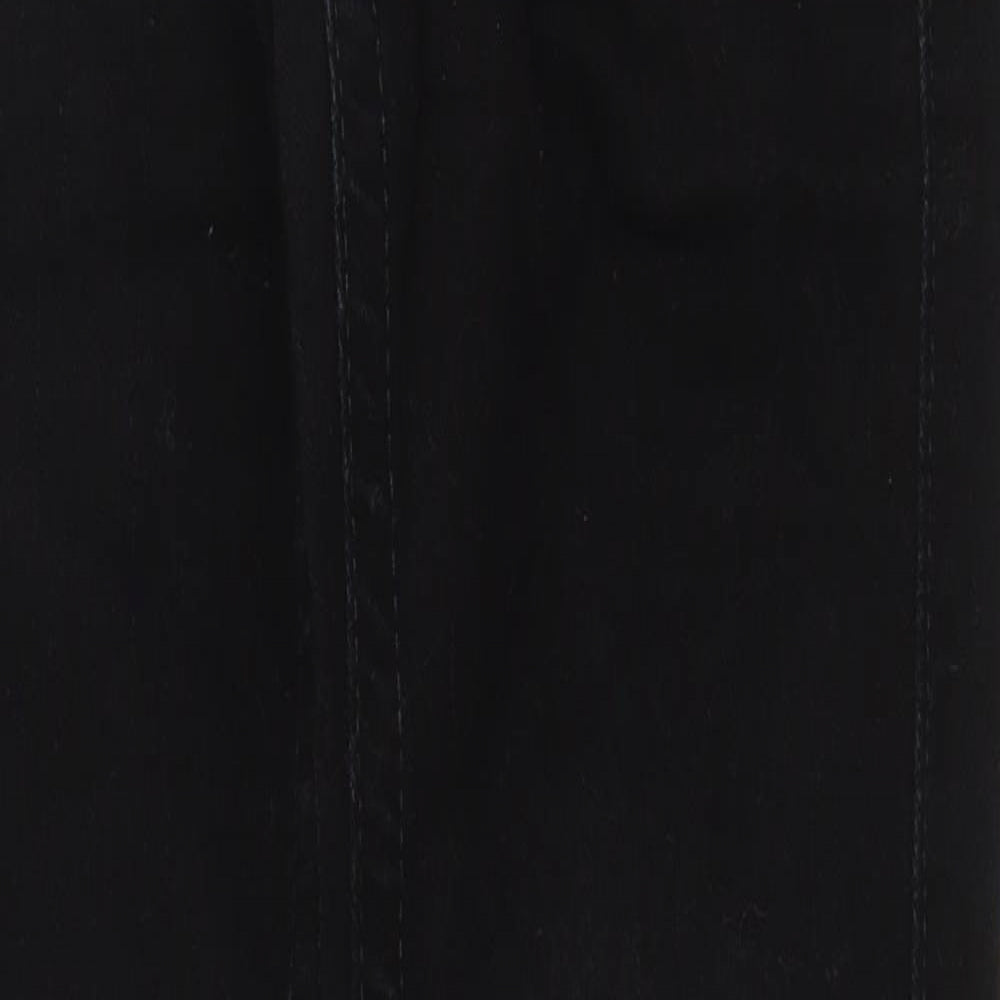 True Religion Womens Black Cotton Skinny Jeans Size 26 in L27 in Regular Zip - True Religion Size 23