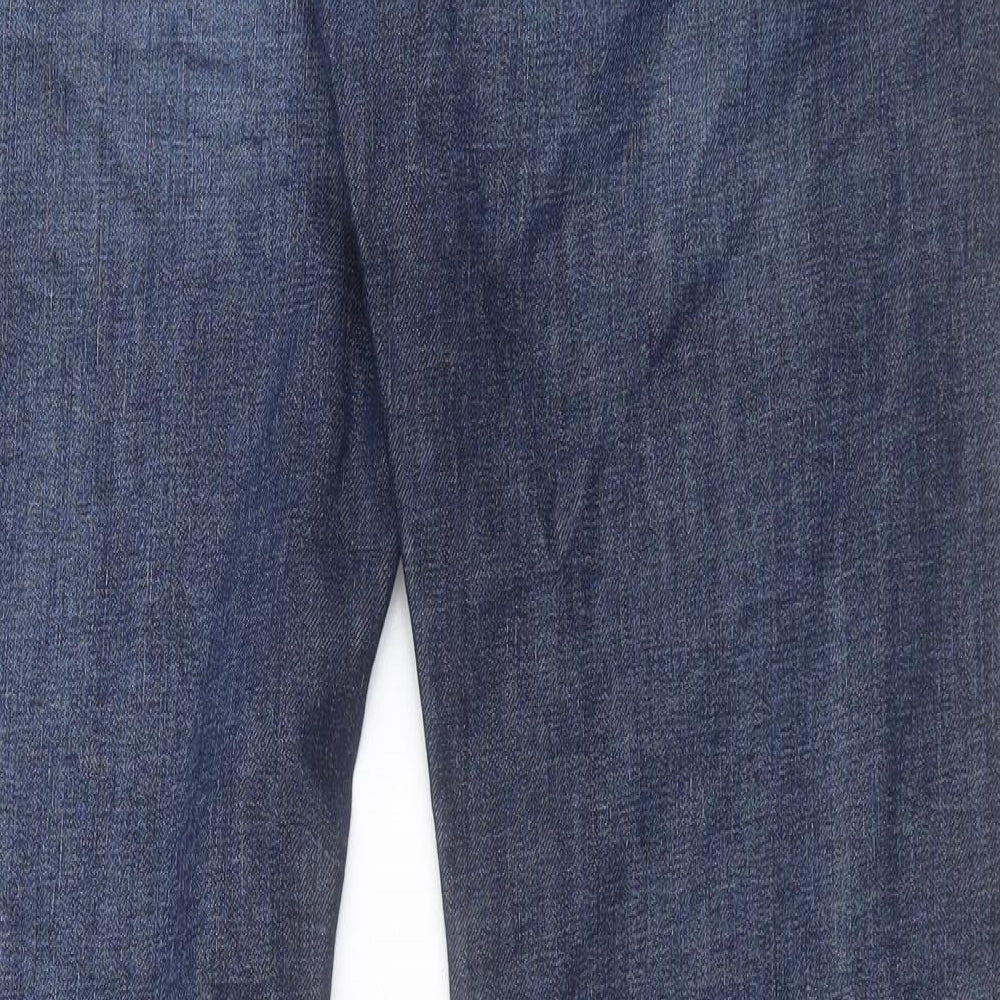 Diesel Mens Blue Cotton Straight Jeans Size 33 in L32 in Regular Button