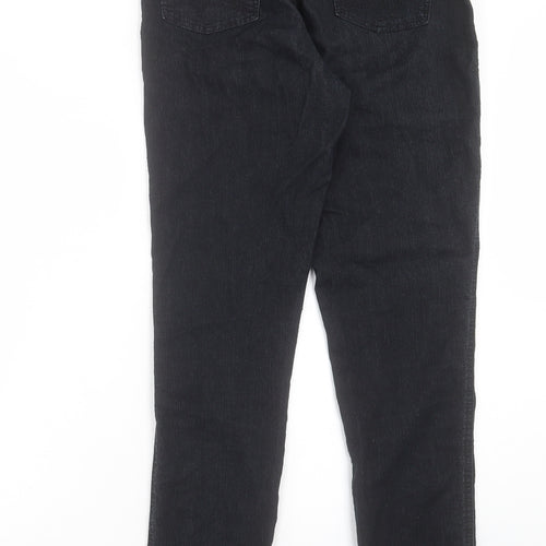 Preworn Womens Black Cotton Jegging Trousers Size 30 in L30 in Regular