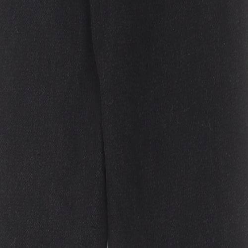 Missguided Womens Black Cotton Straight Jeans Size 8 L33 in Regular Button